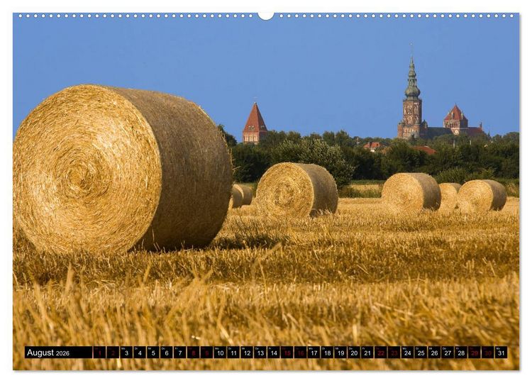 Produktbild: Hansestadt Greifswald (Wandkalender 2026 DIN A2 quer), CALVENDO Monatskalender