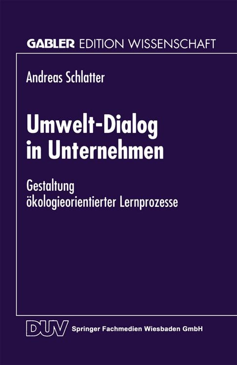 Produktbild: Umwelt-Dialog in Unternehmen