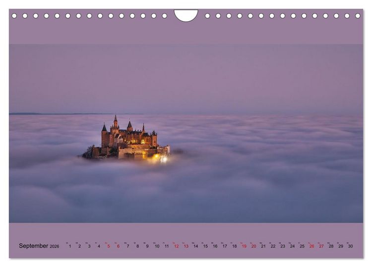 Produktbild: Fogscapes - magische Nebellandschaften (Wandkalender 2026 DIN A4 quer), CALVENDO Monatskalender
