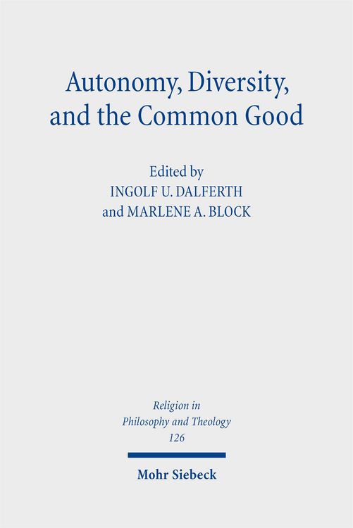 Produktbild: Autonomy, Diversity and the Common Good