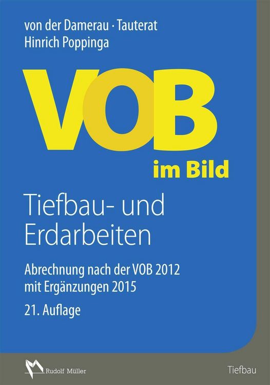 Produktbild: VOB im Bild - Tiefbau- und Erdarbeiten - E-Book (PDF)