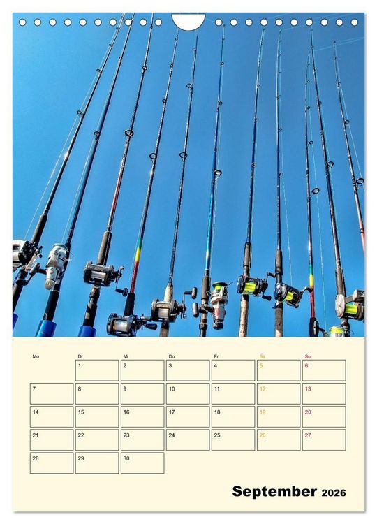 Produktbild: Angeln - extrem faszinierend (Wandkalender 2026 DIN A4 hoch), CALVENDO Monatskalender