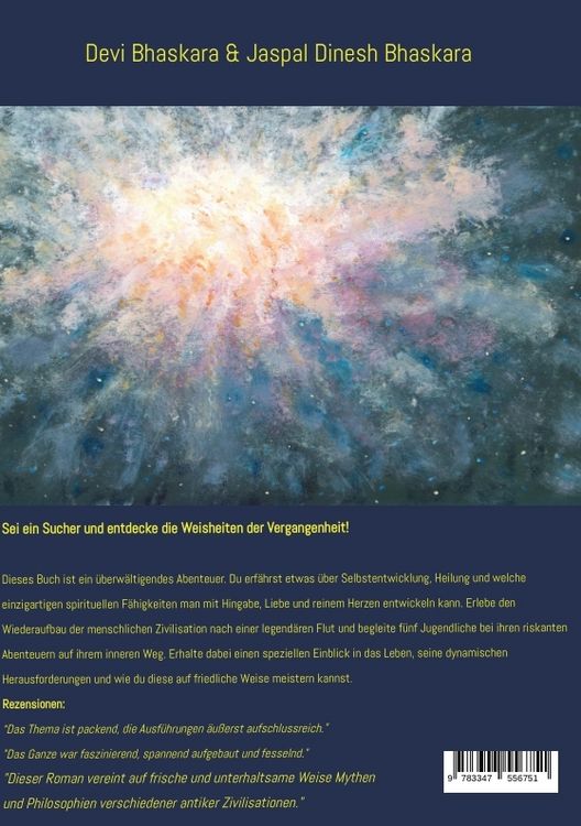 Produktbild: Ein neuer Anfang in der Stadt der Sonne - Tauche ab in eine spirituelle Fiktion und lerne uralte Philosophien und Weisheiten kennen, die auf Sanskrit