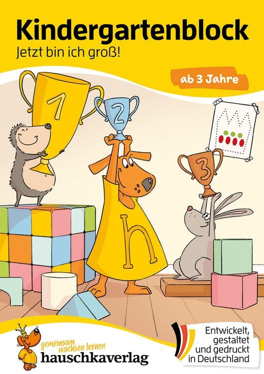 Produktbild: Kindergartenblock ab 3 Jahre - Jetzt bin ich gro&szlig;!