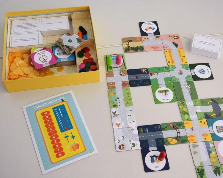 Produktbild: Hier geh ich lang - Das Lebenswegelegespiel