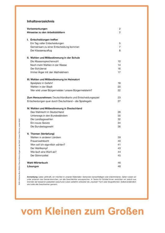 Produktbild: Unsere Stimme, unsere Wahl