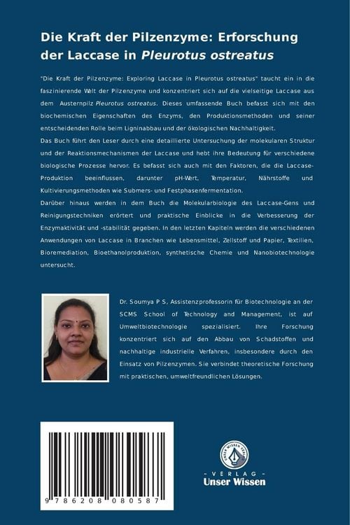 Produktbild: Die Kraft der Pilzenzyme: Erforschung der Laccase in Pleurotus ostreatus