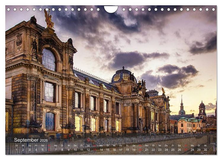 Produktbild: Dresden Bilder 2026 (Wandkalender 2026 DIN A4 quer), CALVENDO Monatskalender