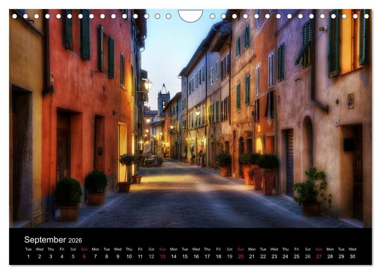Produktbild: Magical Tuscany and Liguria (Wall Calendar 2026 DIN A4 landscape), CALVENDO 12 Month Wall Calendar