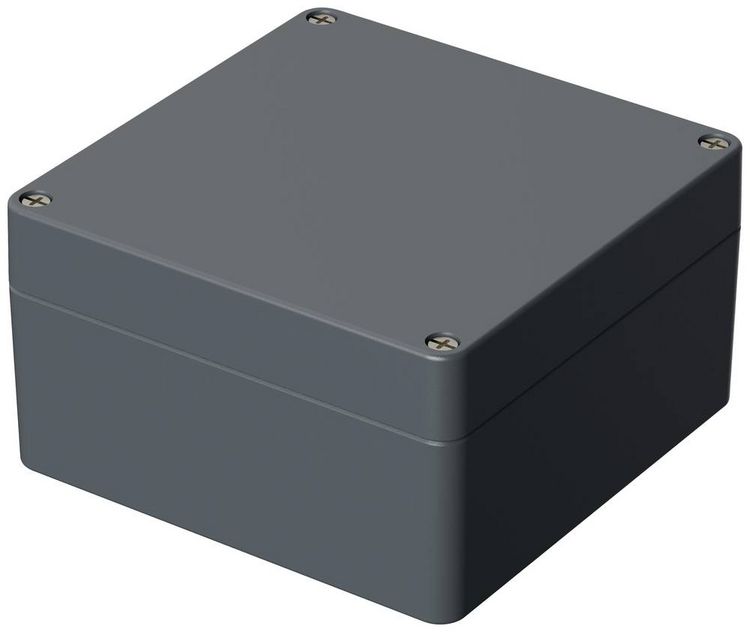 Produktbild: Bopla EUROMAS A 127 01127000 Industrie-Geh&auml;use 180 x 180 x 101 Aluminium Silber-Grau (RAL 7001) 1 St.