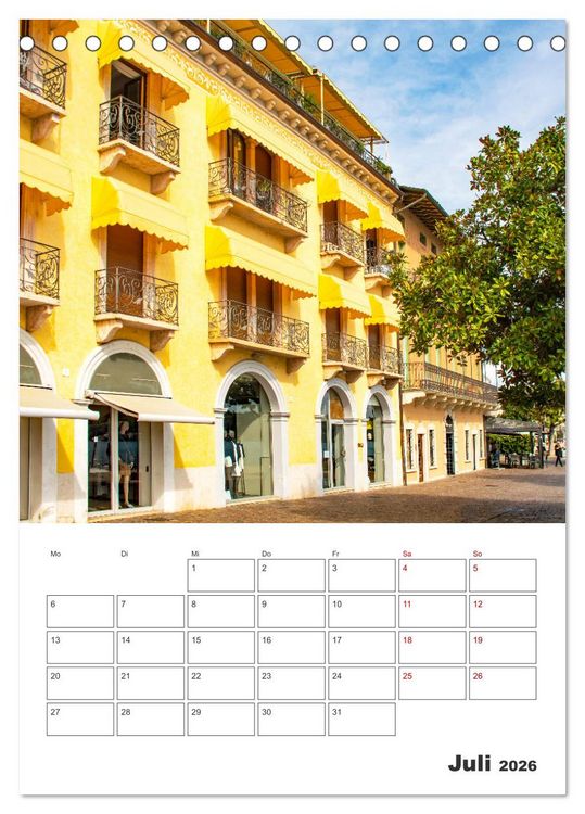 Produktbild: Salo am Gardasee - Reiseplaner (Tischkalender 2026 DIN A5 hoch), CALVENDO Monatskalender