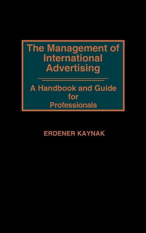 Produktbild: The Management of International Advertising