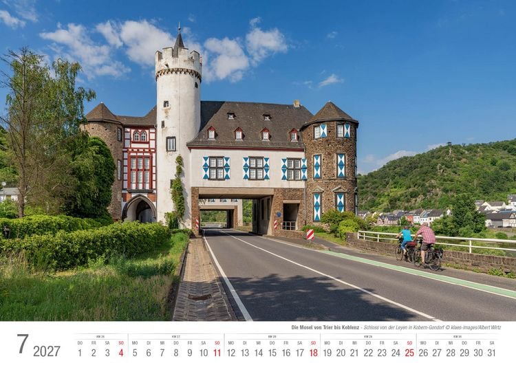 Produktbild: Die Mosel von Trier bis Koblenz 2026 Bildkalender A3 Spiralbindung