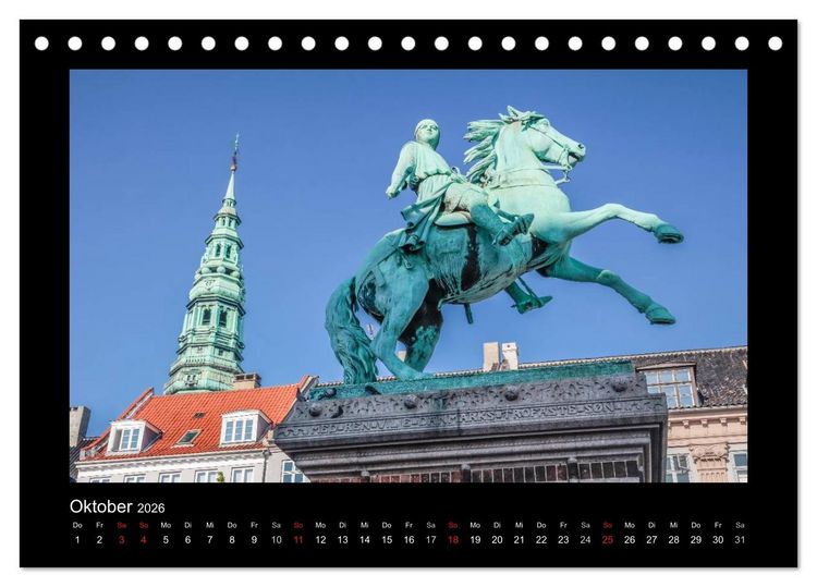 Produktbild: Kopenhagen (Tischkalender 2026 DIN A5 quer), CALVENDO Monatskalender
