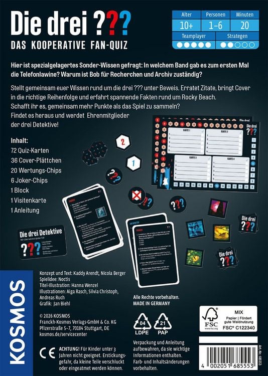 Produktbild: Die drei ??? - Das kooperative Fan Quiz