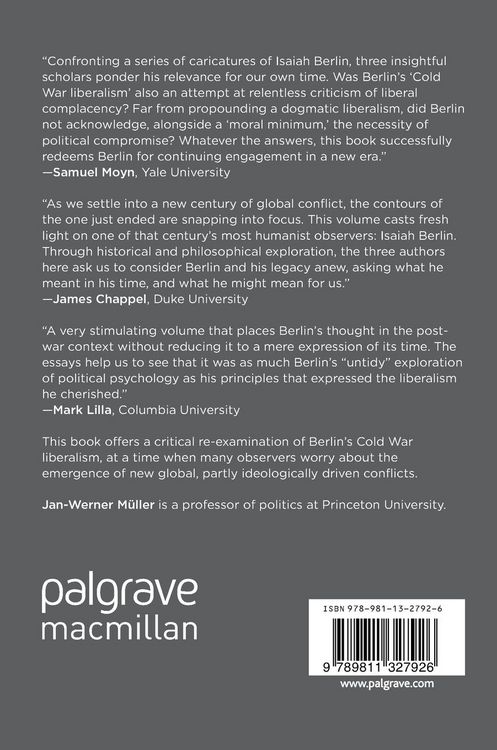 Produktbild: Isaiah Berlin&rsquo;s Cold War Liberalism