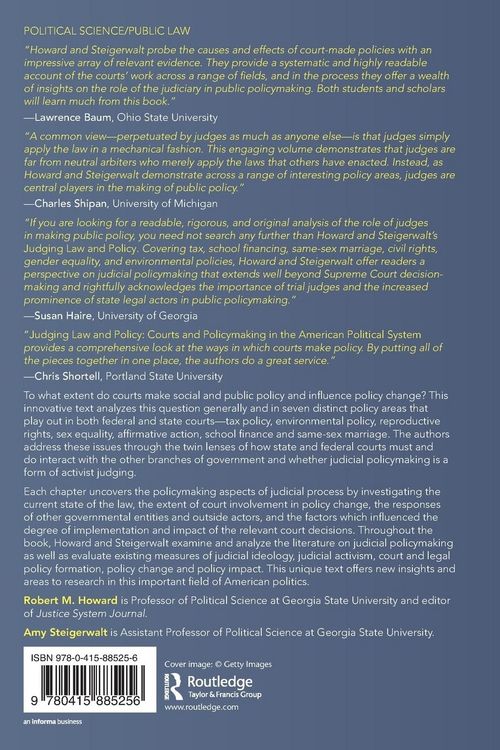 Produktbild: Judging Law and Policy