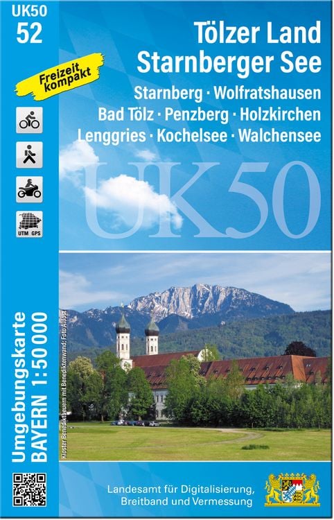 Produktbild: UK50-52 T&ouml;lzer Land, Starnberger See