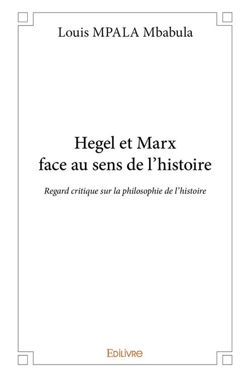 Produktbild: Hegel et Marx face au sens de l'histoire