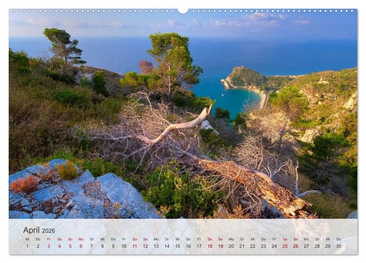 Produktbild: Varigotti - K&uuml;stensch&ouml;nheit Liguriens (Wandkalender 2026 DIN A2 quer), CALVENDO Monatskalender