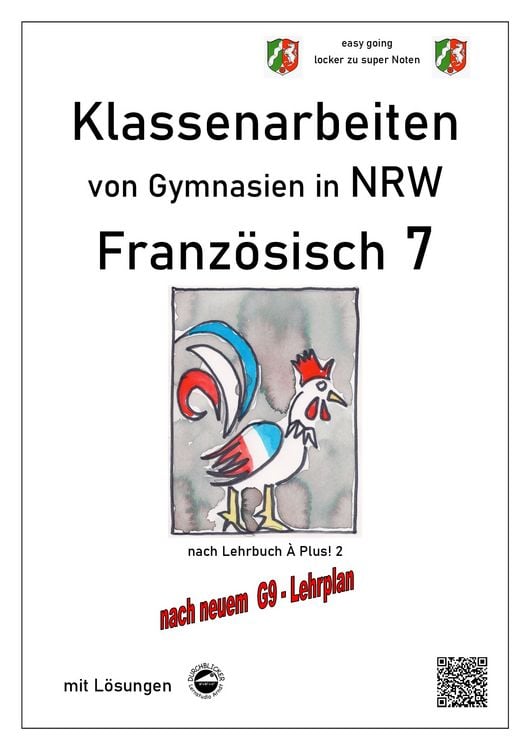 Produktbild: Franz&ouml;sisch 7 (&Agrave; plus!) - Klassenarbeiten von Gymnasien G9 in NRW - mit L&ouml;sungen