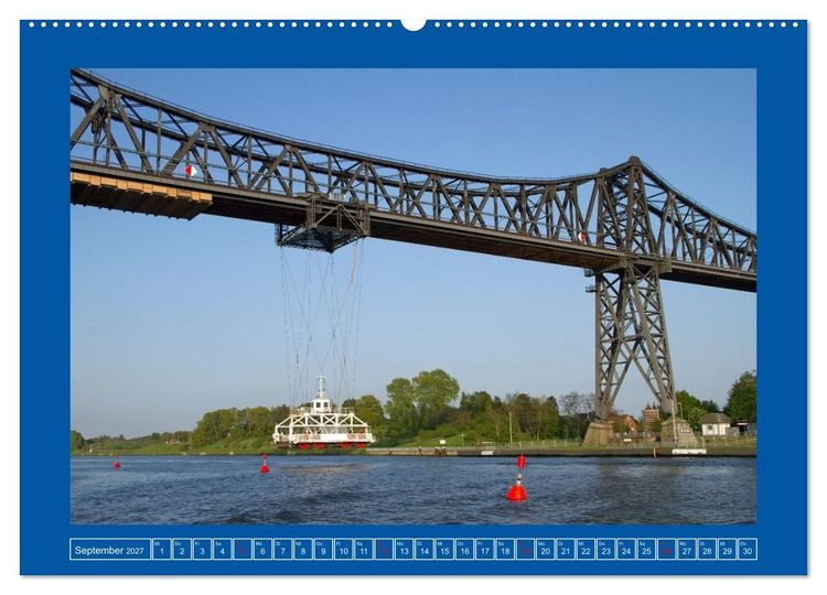 Produktbild: Unterwegs auf dem Nord-Ostsee-Kanal (hochwertiger Premium Wandkalender 2027 DIN A2 quer), Kunstdruck in Hochglanz