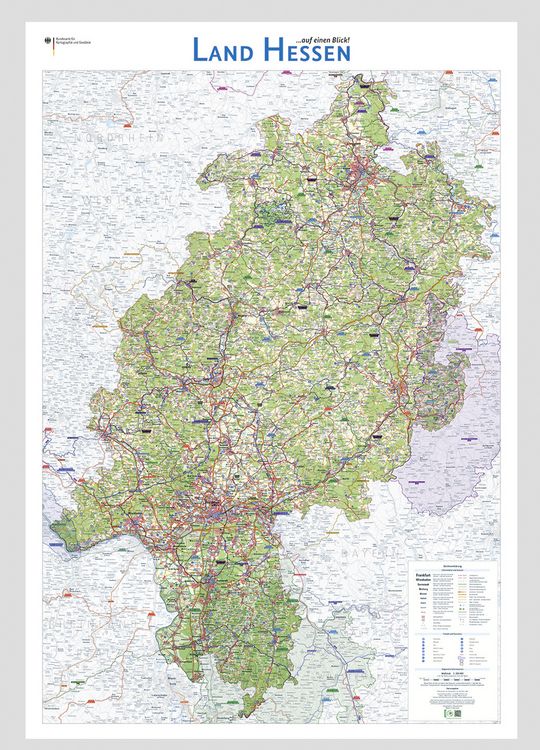 Produktbild: Land Hessen auf einen Blick!