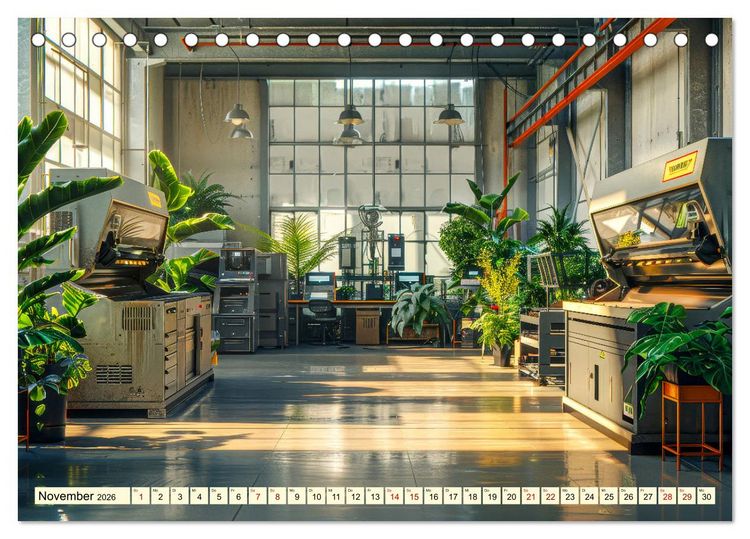 Produktbild: Biophilic Design - Verbundenheit mit der Natur (Tischkalender 2026 DIN A5 quer), CALVENDO Monatskalender