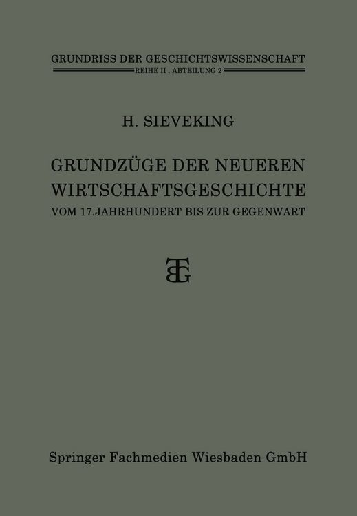 Produktbild: Grundz&uuml;ge der Neueren Wirtschaftsgeschichte