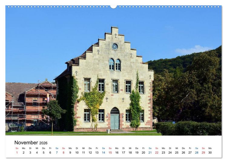 Produktbild: KLOSTER PFORTA (Wandkalender 2026 DIN A2 quer), CALVENDO Monatskalender