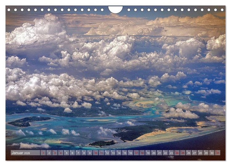 Produktbild: Afrika von oben (Wandkalender 2026 DIN A4 quer), CALVENDO Monatskalender