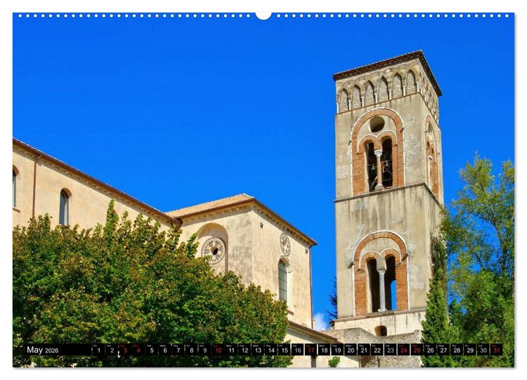 Produktbild: Amalfi Coast and Campania (High Quality Premium Wall Calendar 2026 DIN A2 landscape),CALVENDO 12 Month Wall Calendar