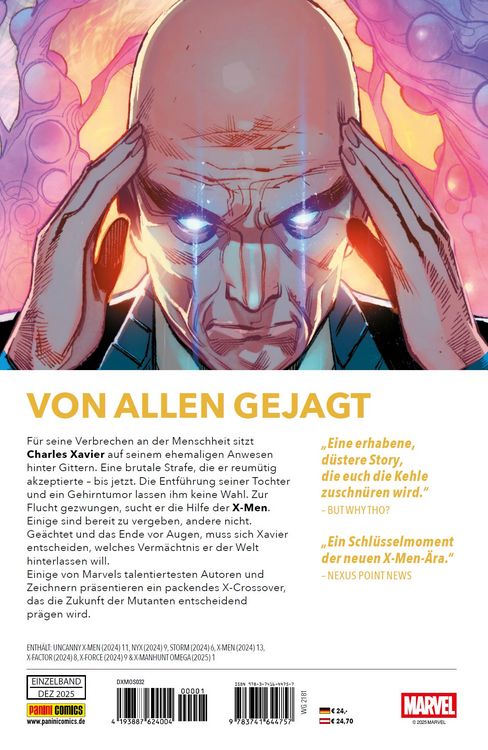 Produktbild: X-Men: X-Manhunt - Die Jagd auf Professor X