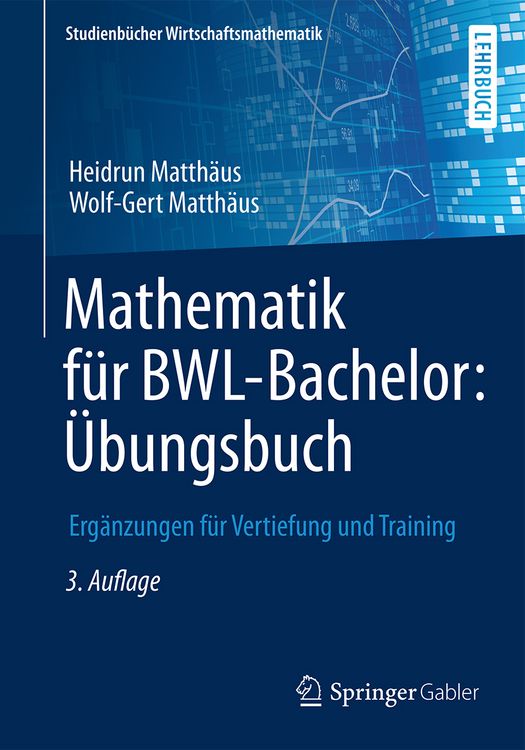 Produktbild: Mathematik f&Atilde;&frac14;r BWL-Bachelor: &Atilde;bungsbuch