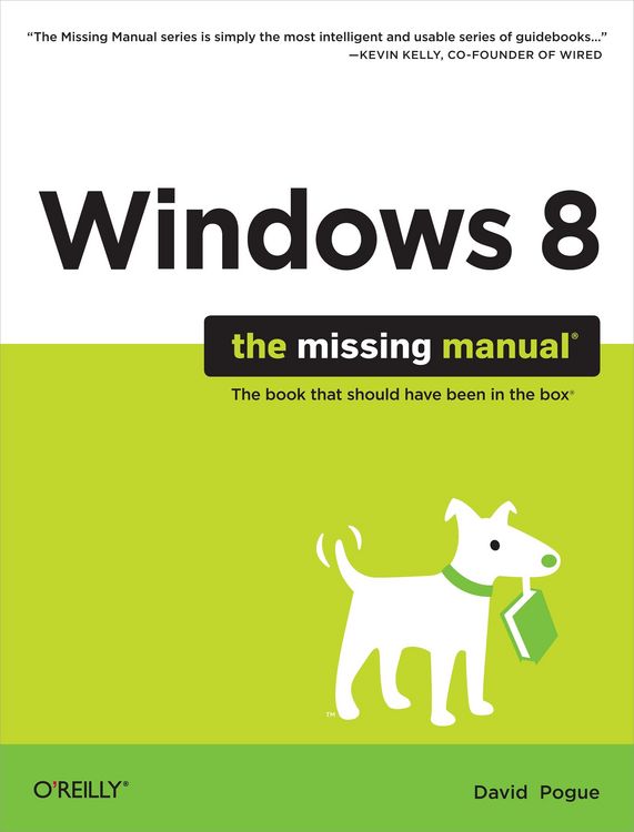 Produktbild: Windows 8: The Missing Manual