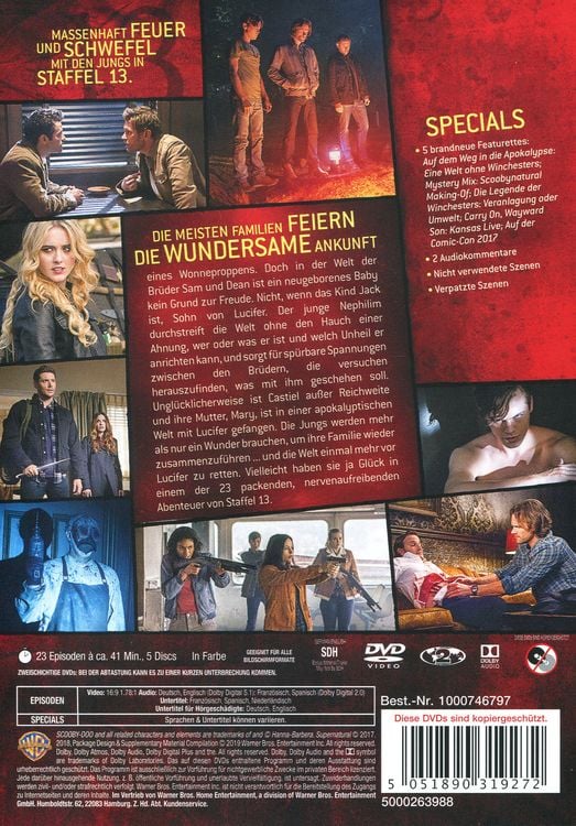Produktbild: Supernatural - Staffel 13 [5 DVDs]