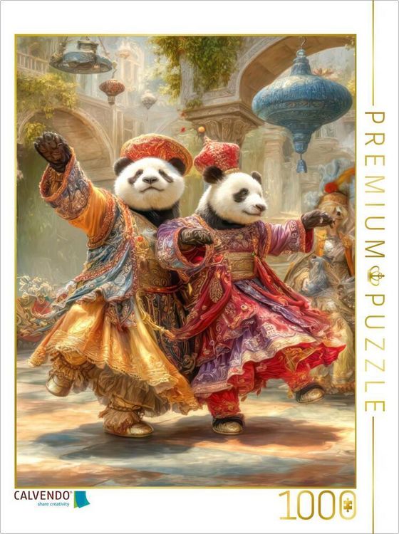 Produktbild: CALVENDO Puzzle Panda | 1000 Teile Lege-Gr&ouml;&szlig;e 64x48cm Foto-Puzzle f&uuml;r gl&uuml;ckliche Stunden