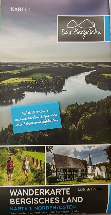 Produktbild: Wanderkarte Bergisches Land 1:25.000