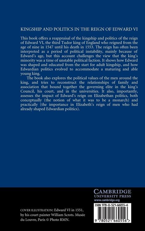 Produktbild: Kingship and Politics in the Reign of Edward VI