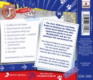 Produktbild: TKKG Junior 25: Hei&szlig;e Spur im Nebelhafen