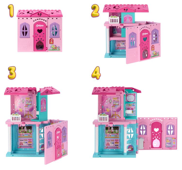 Produktbild: Barbie aufklappbares Chelsea Pop-Up-Haus