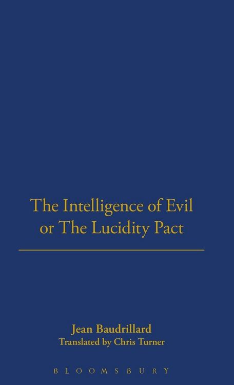 Produktbild: The Intelligence of Evil or the Lucidity Pact