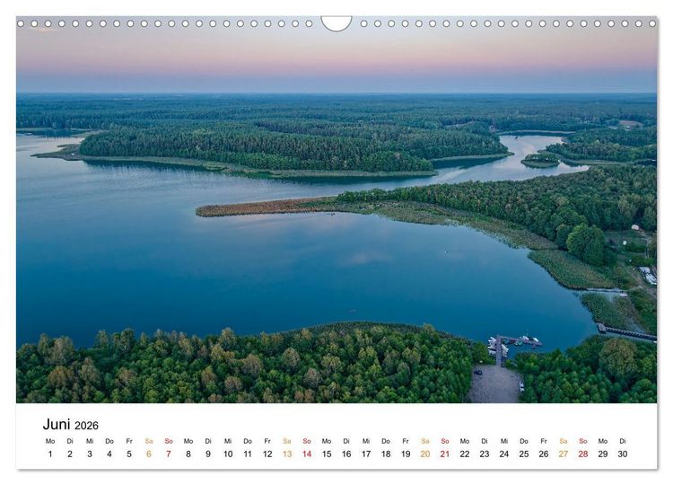 Produktbild: Naturparadies Polen (Wandkalender 2026 DIN A3 quer), CALVENDO Monatskalender