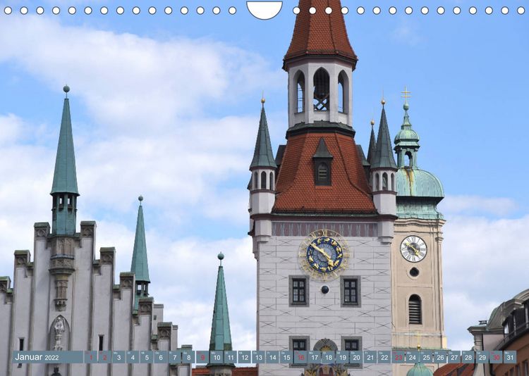 Produktbild: Historisches M&uuml;nchen (Wandkalender 2022 DIN A4 quer)