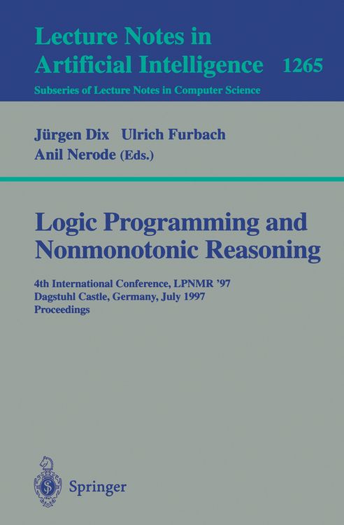 Produktbild: Logic Programming and Nonmonotonic Reasoning
