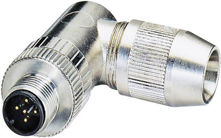 Produktbild: Phoenix Contact 1424667 Sensor-/Aktor-Steckverbinder, unkonfektioniert M12 Stecker, gewinkelt Polzahl Sensoren: 4 1 St.