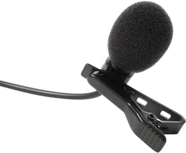Produktbild: Ansteck Sprach-Mikrofon IK Multimedia MIC LAV &Uuml;bertragungsart (Details):Kabelgebunden inkl. Klammer, inkl. Windschutz
