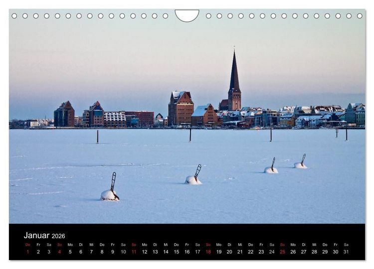 Produktbild: Rostock (Wandkalender 2026 DIN A4 quer), CALVENDO Monatskalender