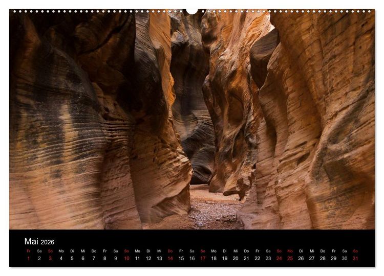 Produktbild: Felslandschaften (Wandkalender 2026 DIN A2 quer), CALVENDO Monatskalender