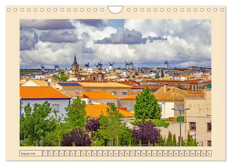 Produktbild: Kastilien - La Mancha (Wandkalender 2026 DIN A4 quer), CALVENDO Monatskalender